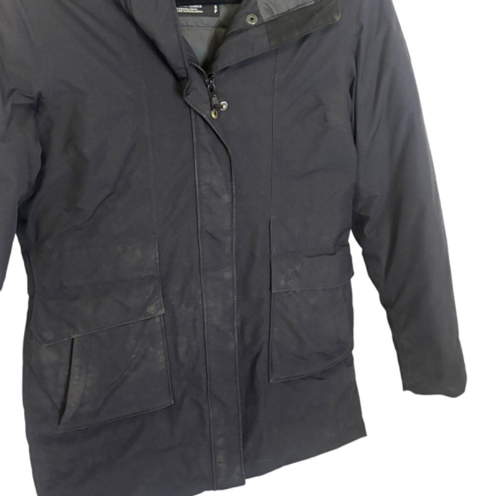 The North Face Down filled Black Puffer Parka Winter Coat SZ Small - Picture 7 of 9